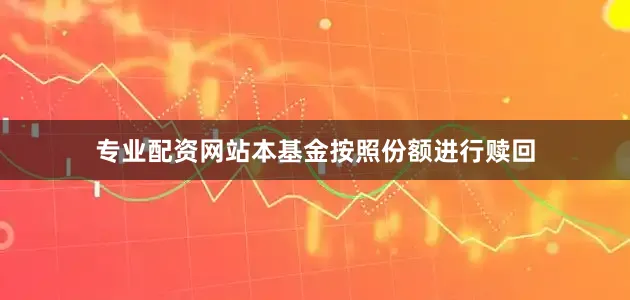 专业配资网站本基金按照份额进行赎回